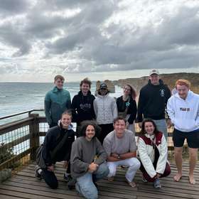 A verified photo of a coastal lookout group pinned to the map